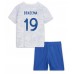 Billige Frankrike Karim Benzema #19 Bortetrøye Barn VM 2022 Kortermet (+ korte bukser)
